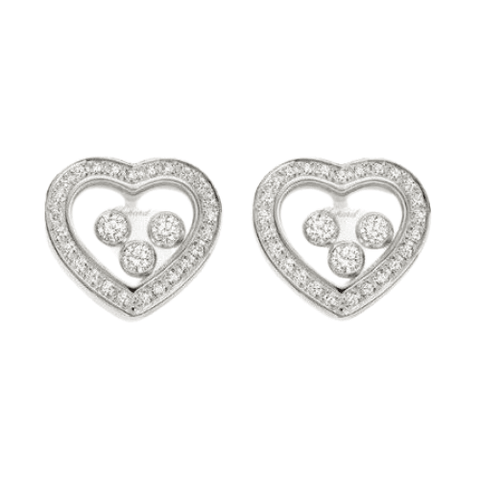 Luxury Diamond earrings My Happy Hearts | Chopard® 83A086-1092